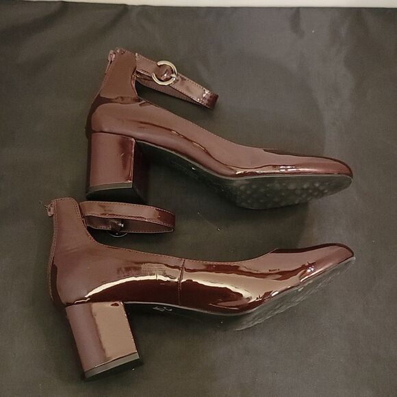 ALAFANI STEP&FLEX ANKLE WOMENS HEELS Cabernet Sauvignon Red Patent Leather  - Picture 9 of 15